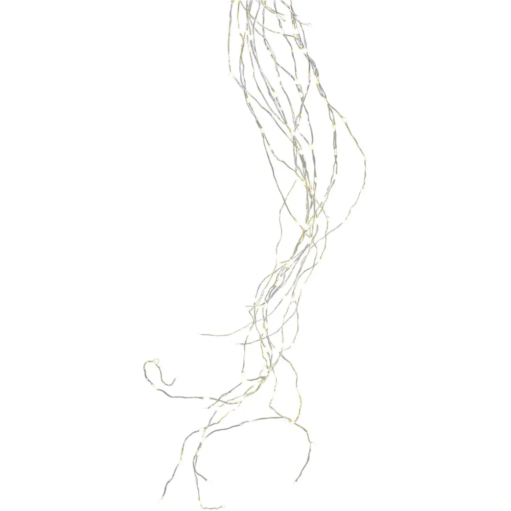 Licherkette Angel Hair 300LED 2m silber - Material: Kupfer - LED - Lichtfarbe: Warmweiss