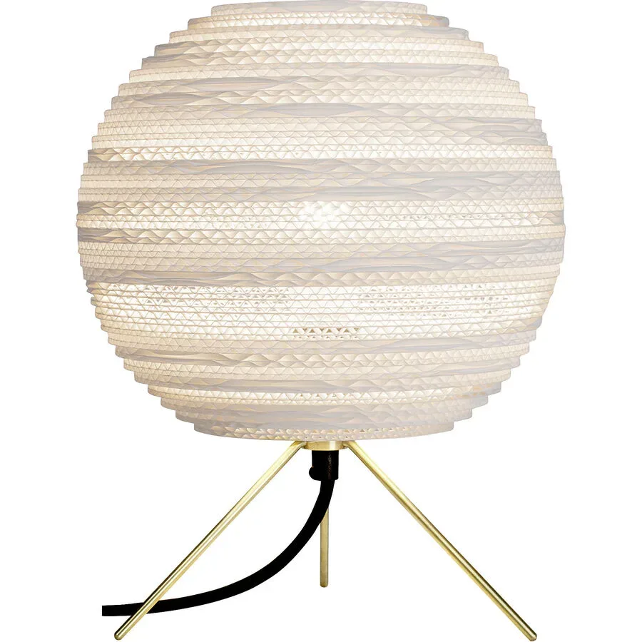 Graypants Tischlampe Moon Weiss Karton 25 cm 22 cm - Tischlampe
