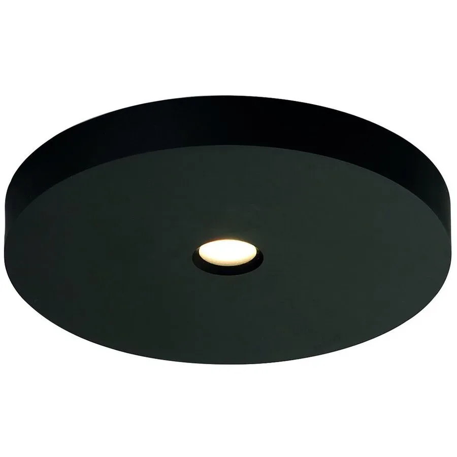 Bopp Deckenlampe Close Aluminium schwarz - LED - Lichtfarbe: Warmweiss - Deckenlampe- LED Energiesparlampe