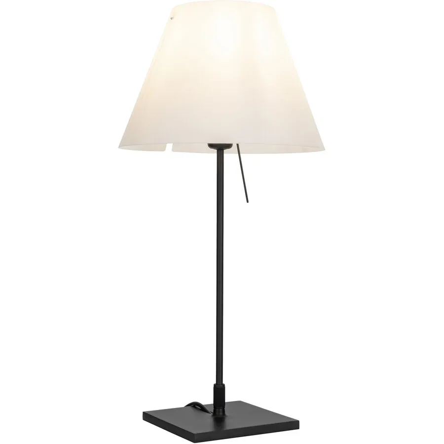Luceplan Tischlampe Costanza Schwarz/Weiss Kunststoff/Metall 26 cm 51 cm - Material: Metall/Kunststoff - Tischlampe