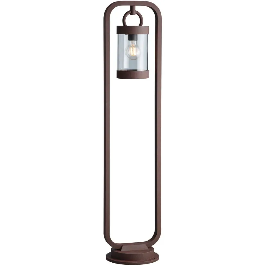 Aussenlampe Surlie Rot Aluminium 21 cm 100 cm - Farbe: rost - Material: Aluguss - Aussenlampe