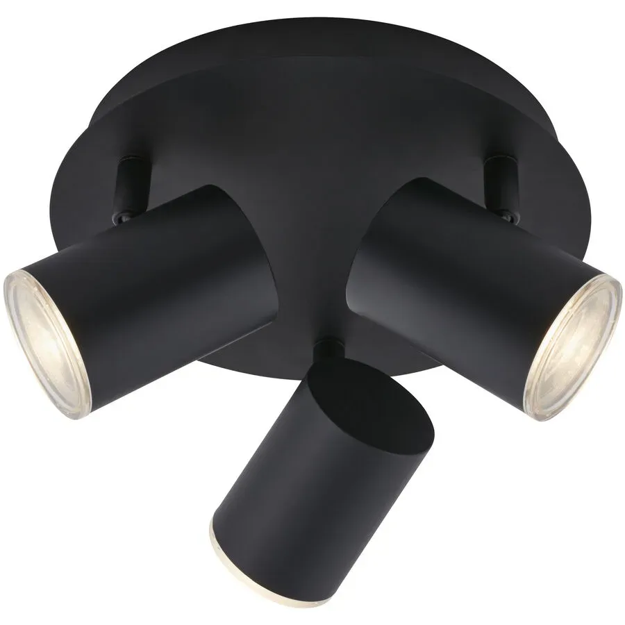 Badlampe Splash Schwarz Kunststoff/Metall 21 cm 11 cm - Badlampe