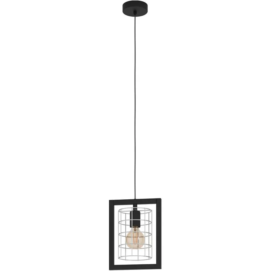 Eglo Pendellampe Jubily Schwarz Stahl 14.5 cm 22 cm - Pendellampe