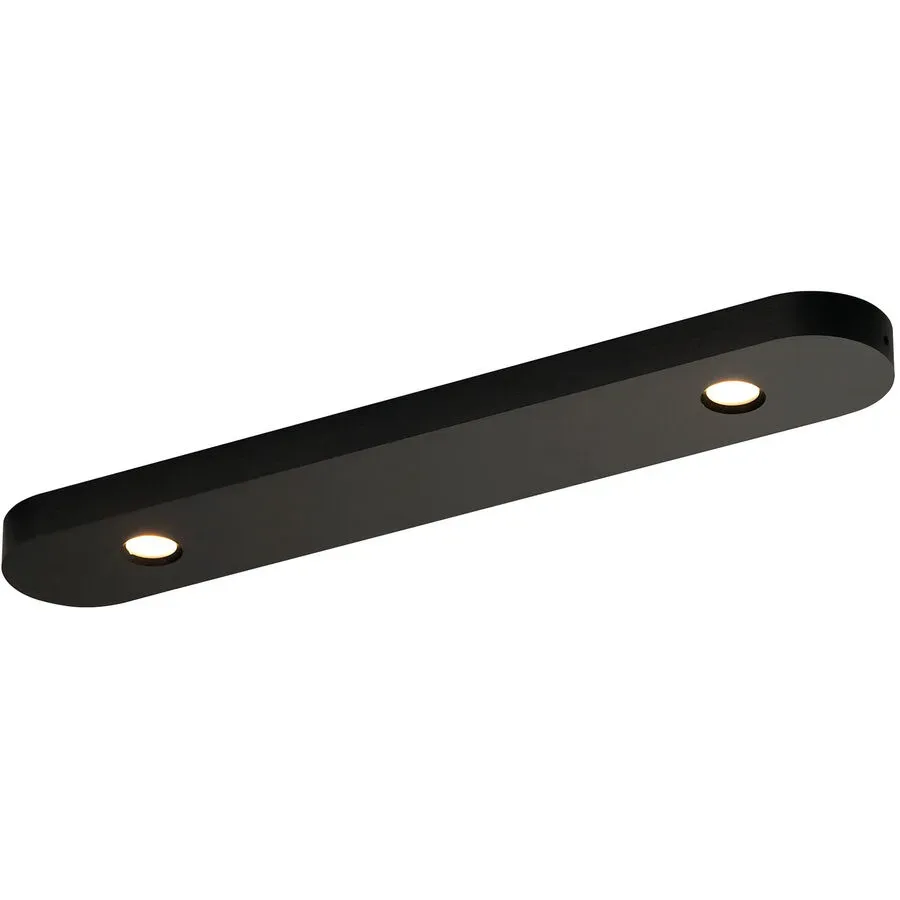 Bopp Deckenlampe Close Schwarz Aluminium 5 cm 1.5 cm - LED - Lichtfarbe: Extra warmweiss - Deckenlampe- LED Energiesparlampe
