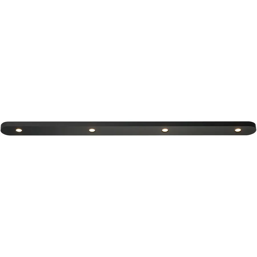 Bopp Deckenlampe Close Schwarz Aluminium 5 cm 1.5 cm - LED - Lichtfarbe: Extra warmweiss - Deckenlampe- LED Energiesparlampe