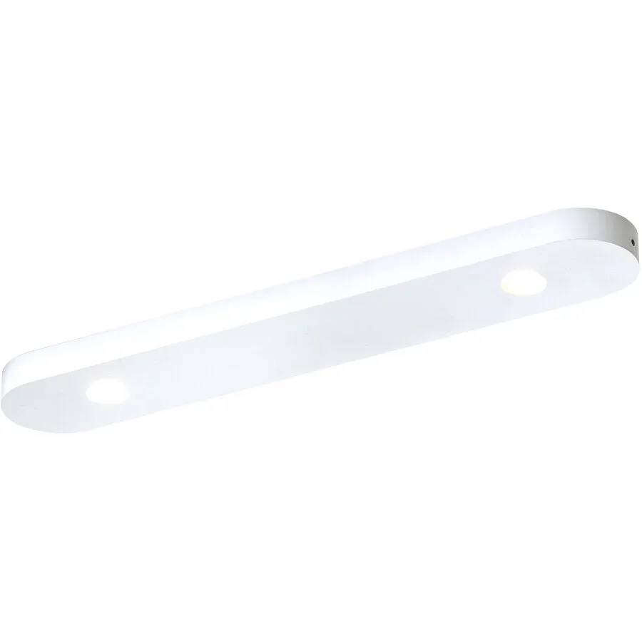 Bopp Deckenlampe Close Weiss Aluminium 5 cm 1.5 cm - LED - Lichtfarbe: Extra warmweiss - Deckenlampe- LED Energiesparlampe