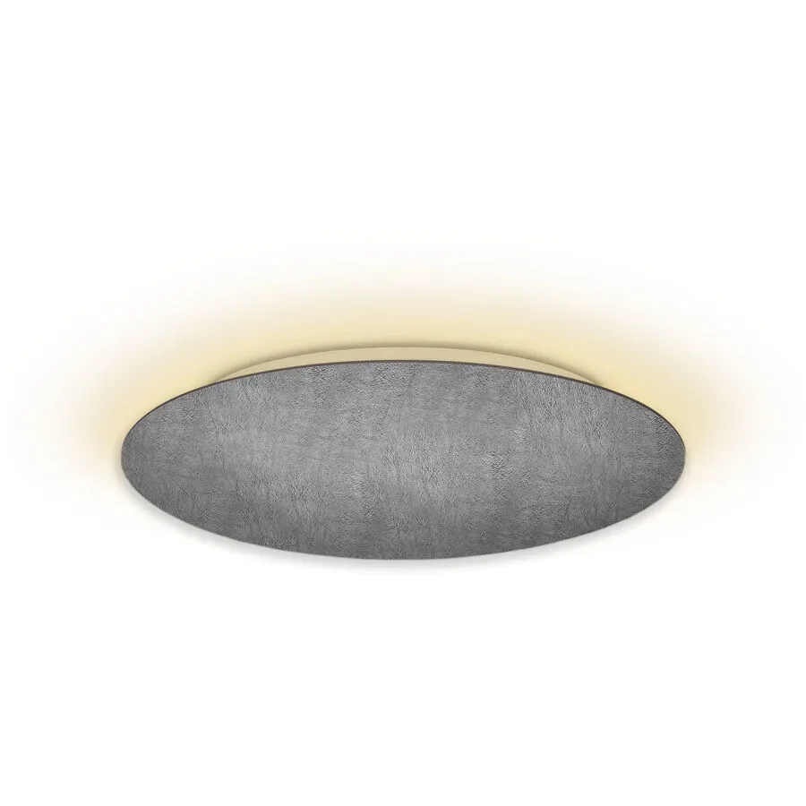 Escale Deckenlampe Blade Grau Aluminium 79 cm 3.5 cm - Farbe: betongrau - LED - Lichtfarbe: Extra warmweiss - Deckenlampe- LED Energiesparlampe