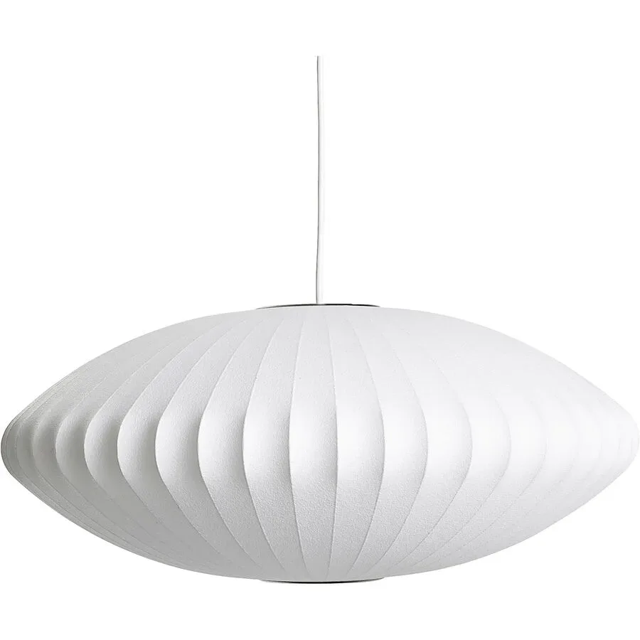Designer-Pendellampe HAY Nelson Saucer E27 D 64 cm - Farbe: offwhite - Material: Polymer - Designer-Pendellampe