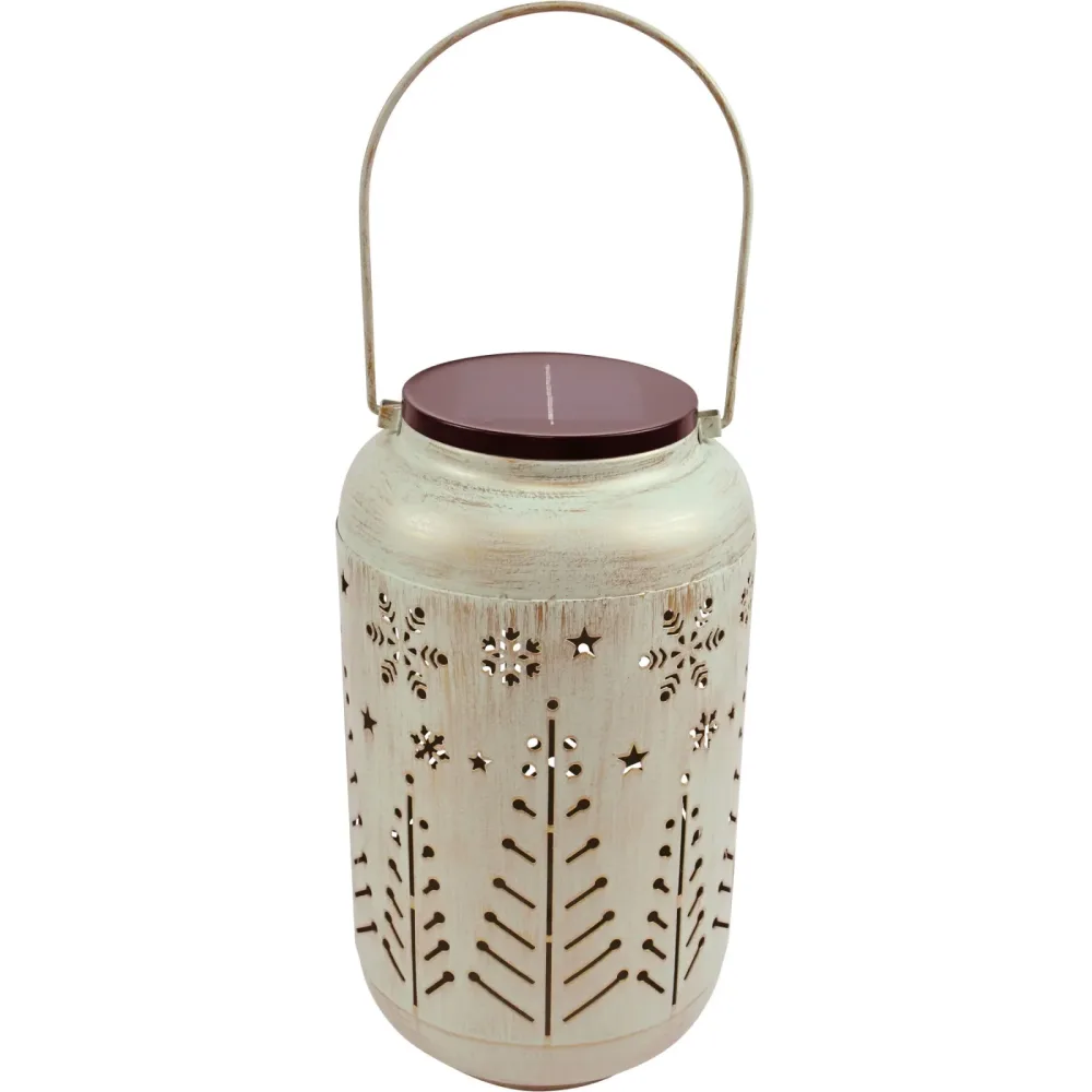 Solar Laterne Winterforest - Farbe: mint - Material: Metall