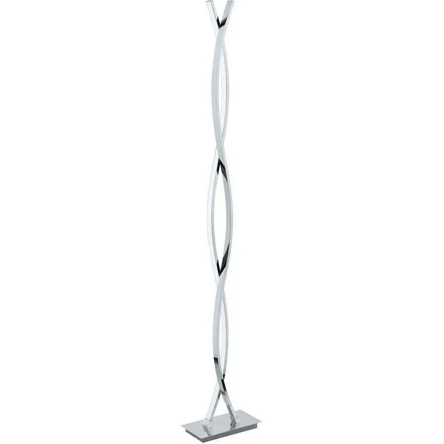 Eglo Stehlampe Lasana 2 Weiss Stahl 25 cm 142 mm - LED - Lichtfarbe: Warmweiss - Material: Aluminium/Stahl/Kunststoff - Stehlampe- LED