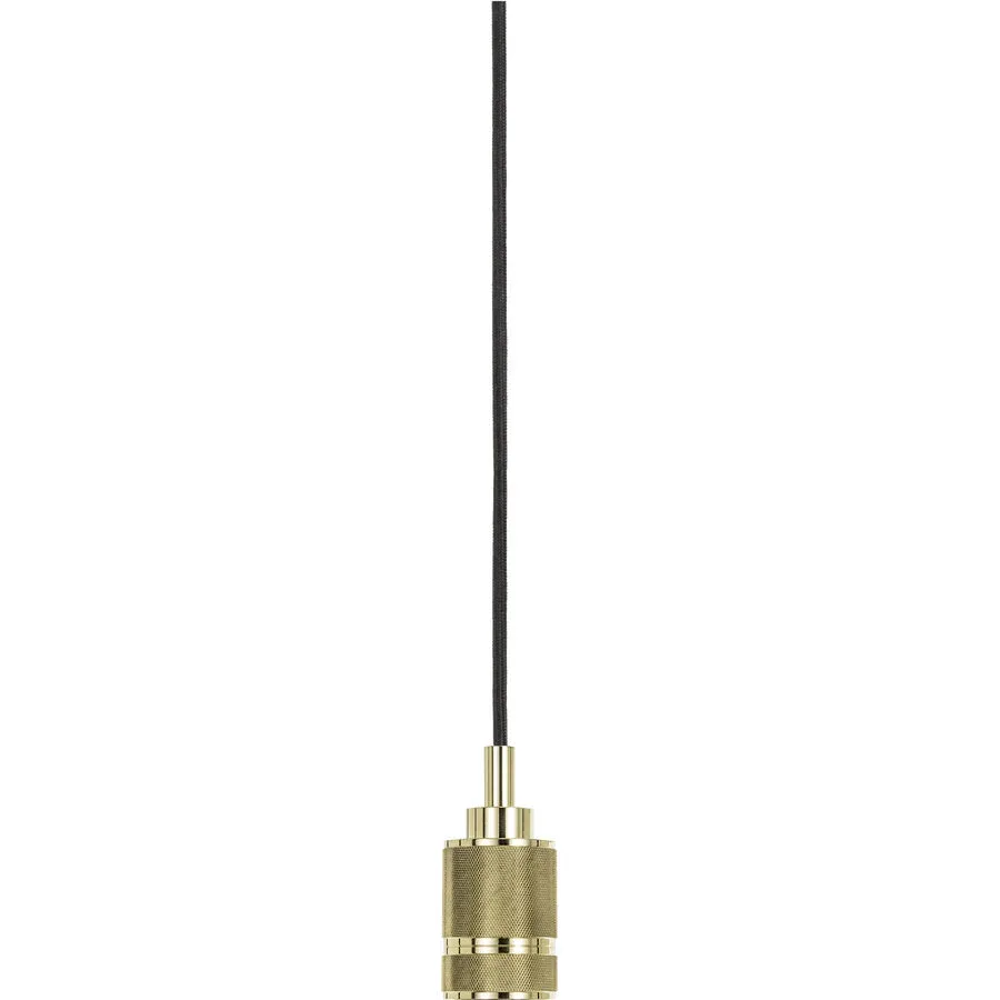 Pendellampe Industrial Gold/Schwarz Metall 10 cm 250 cm - Pendellampe