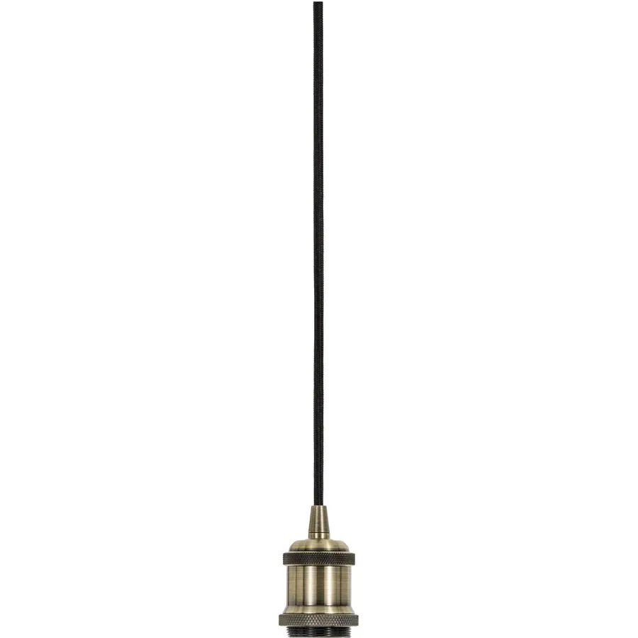 Pendellampe Industrial Grau Metall 10 cm 250 cm - Farbe: anthrazit - Pendellampe
