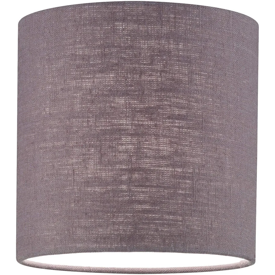 Lampenschirm Shine Grau Leinen 18 cm 18 cm - Lampenschirm