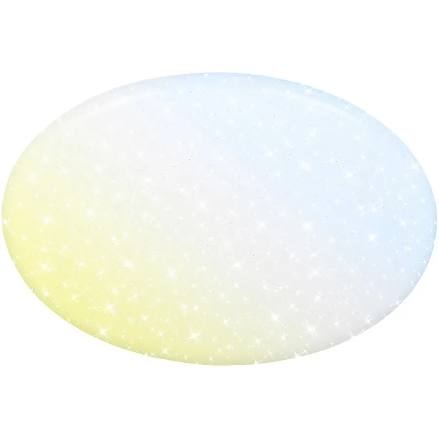 Deckenlampe Sannita Weiss Kunststoff/Metall 56 cm 8.5 cm - LED - Lichtfarbe: Extra warmweiss - Helles Neutralweiss - Deckenlampe- LED Energiesparlampe