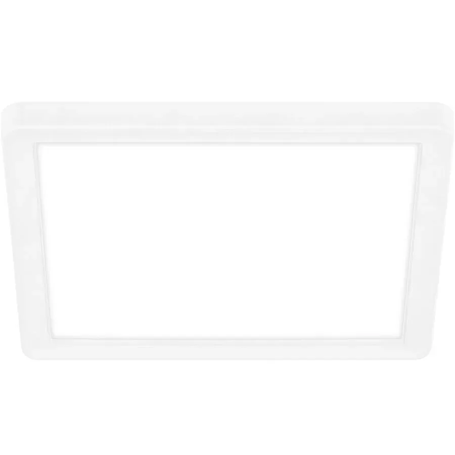 Deckenlampe Emma II Kunststoff weiss 19x19cm - LED - Lichtfarbe: Kaltes Tageslichtweiss - Deckenlampe- LED Energiesparlampe