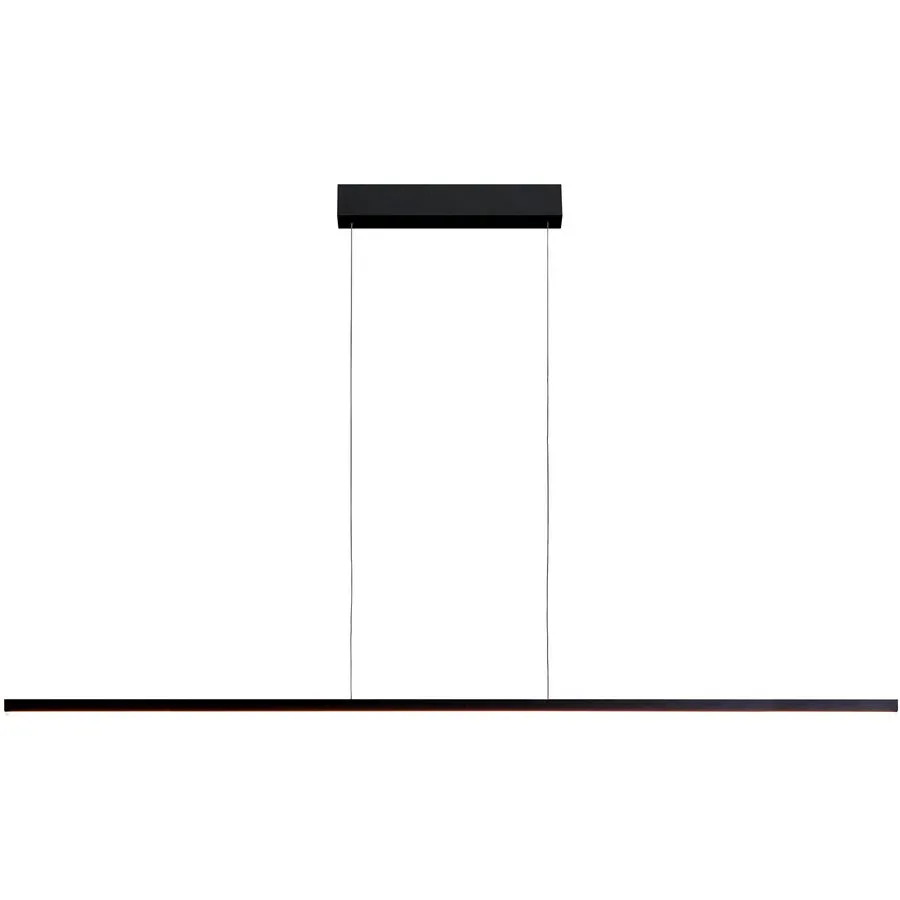 Bopp Pendellampe Smart Schwarz Aluminium 150 cm Höhenverstellbar (manuell) - LED - Lichtfarbe: Tageslichtweiss - Pendellampe- LED Energiesparlampe