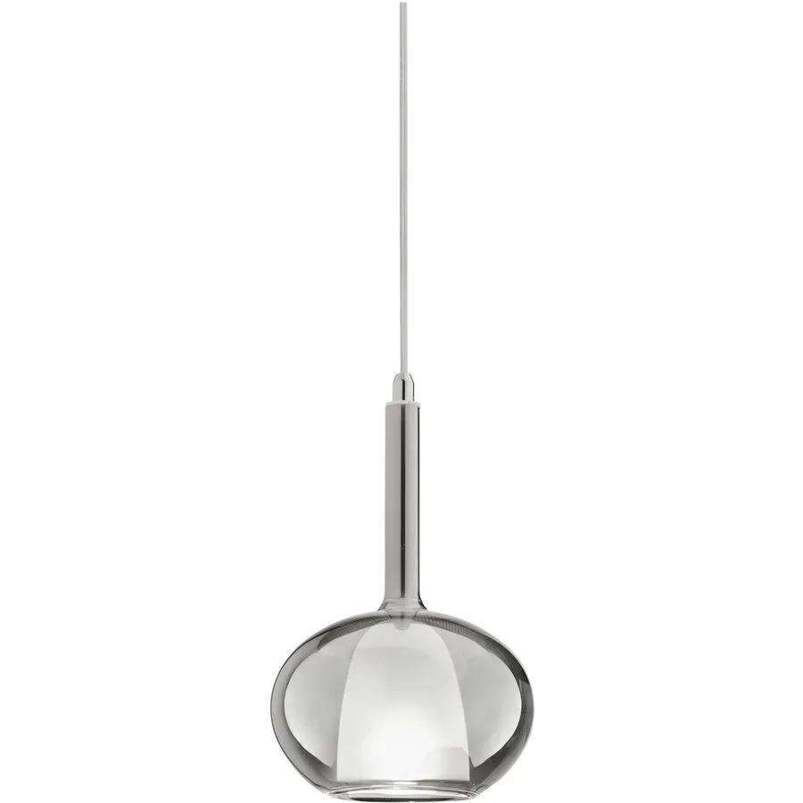 Giberti Luce Pendellampe Carina Grau Glas 16 cm 26.5 cm - Pendellampe