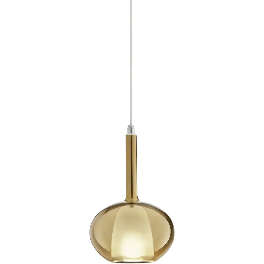 Giberti Luce Pendellampe Carina Gold Glas 16 cm 26.5 cm - Pendellampe