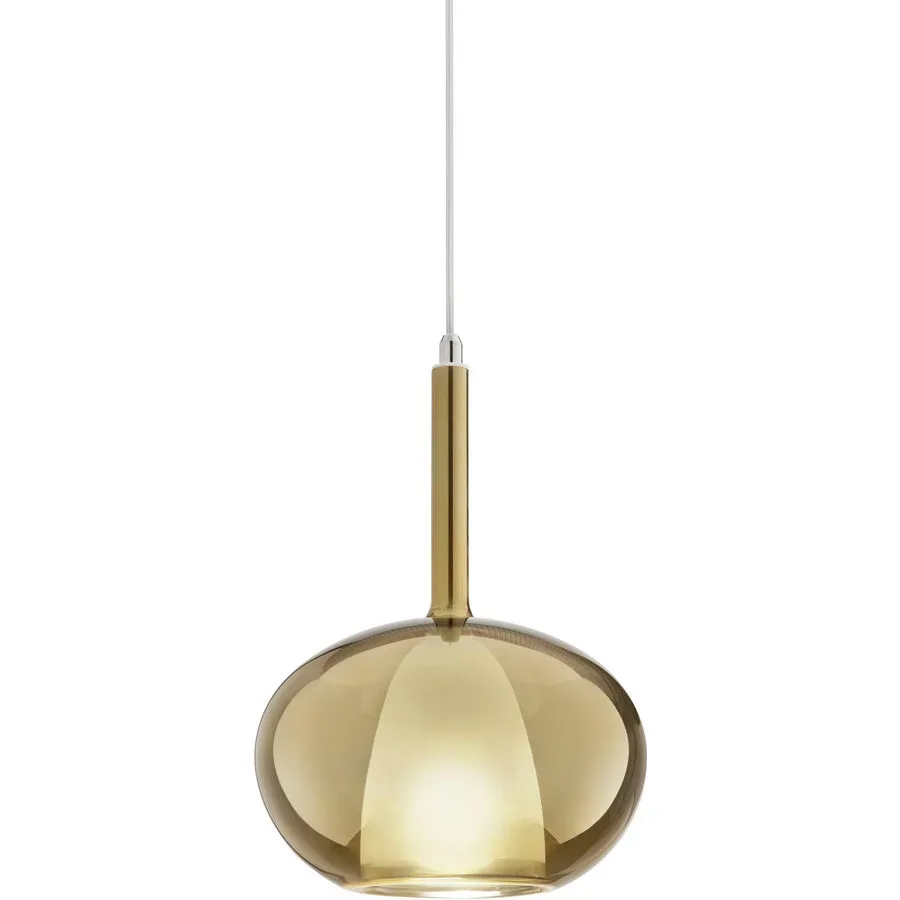 Giberti Luce Pendellampe Carina Grau Glas 22 cm 33.5 cm - Pendellampe