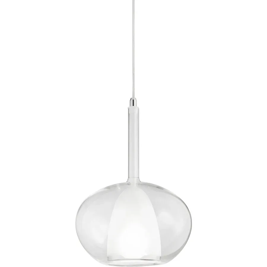 Giberti Luce Pendellampe Carina Grau Glas 22 cm 33.5 cm - Pendellampe