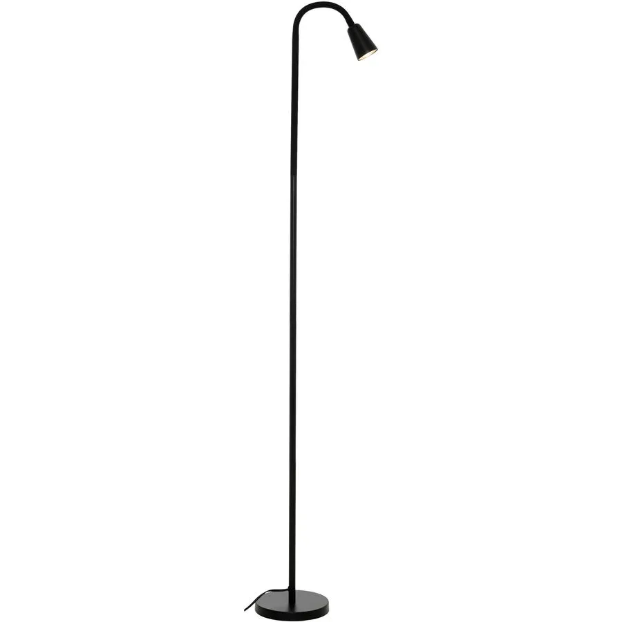 Stehlampe Koko Metall schwarz matt GU10 - Stehlampe