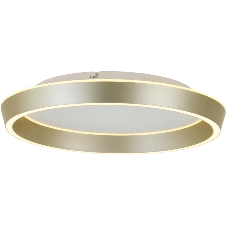 Deckenlampe Jade Kunststoff/Metall Champagner matt Ø 42cm 35W LED - LED - Lichtfarbe: Warmweiss - LED Energiesparlampen