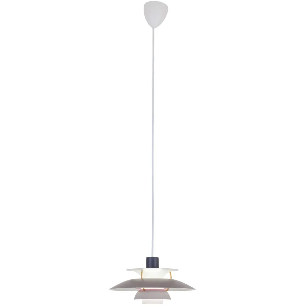 Louis poulsen Pendellampe PH 5 Mini Aluminium grau E14