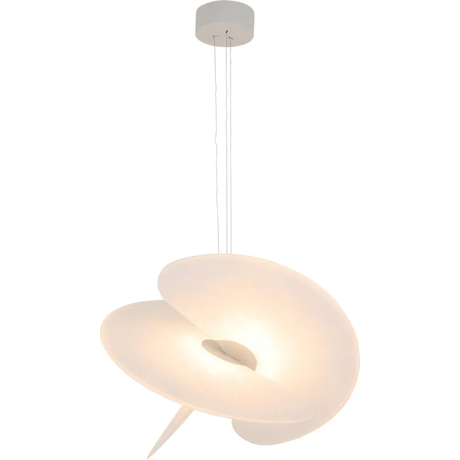 Luceplan Designer-Pendellampe Levante Weiss 1230 lm B 64 cm - LED - LED Energiesparlampen
