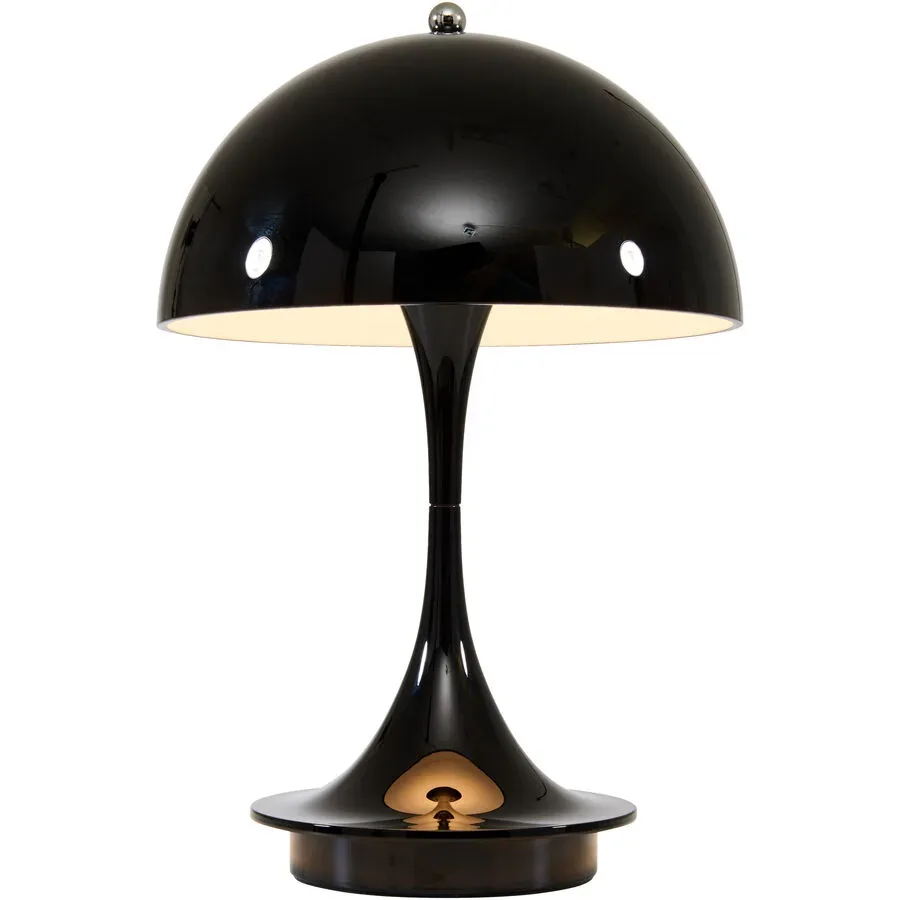 Louis poulsen Designer-Tischlampe Panthella Polymer schwarz 2.5W LED - LED - LED Energiesparlampen