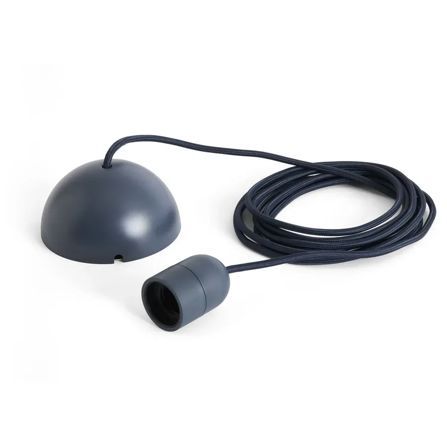Designer-Pendellampenfassung HAY Common E27 anthrazit/blau - Farbe: anthrazit blau - Lampenfassung
