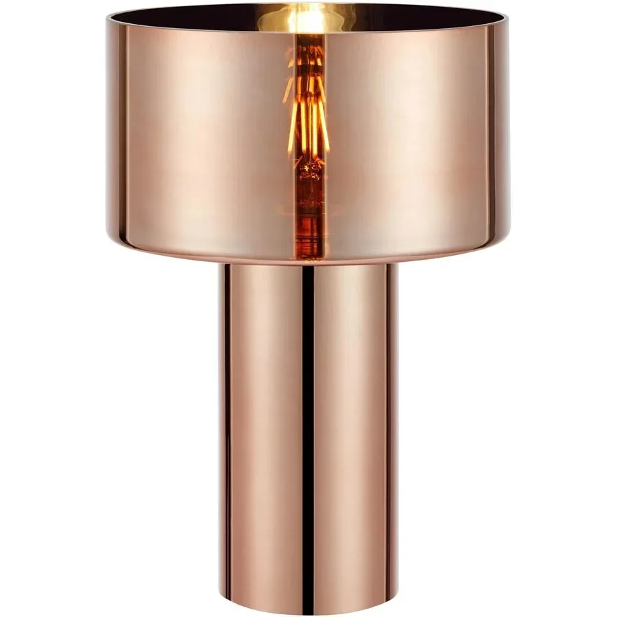 Tischlampe Markslöjd Rosegold Glas H 32 cm