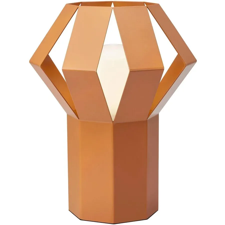 Tischlampe Markslöjd Braun Glas H 27 cm