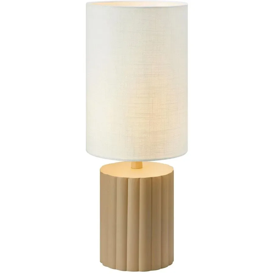 Tischlampe Markslöjd Beige Eisen/Baumwolle H 23 cm