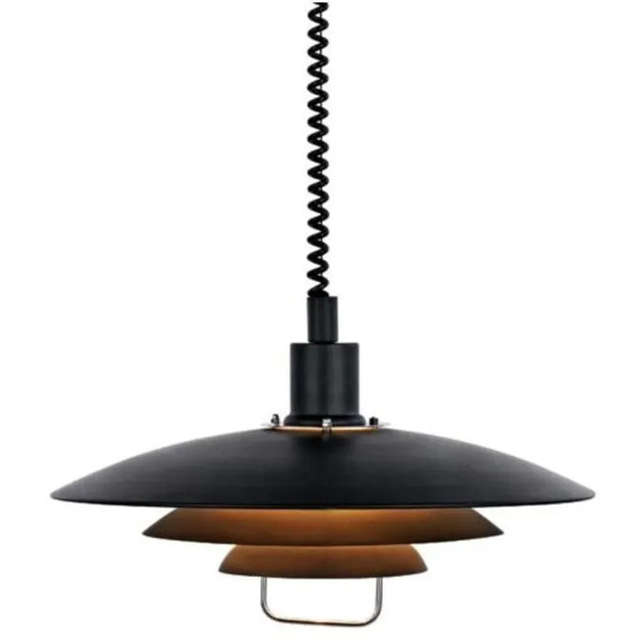 Pendellampe Markslöjd Schwarz Metall B 48 cm