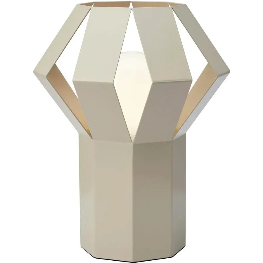 Tischlampe Markslöjd Beige Glas H 27 cm
