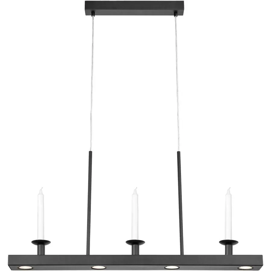 Pendellampe Markslöjd Schwarz Eisen 450 lm Dimmbar B 82 cm