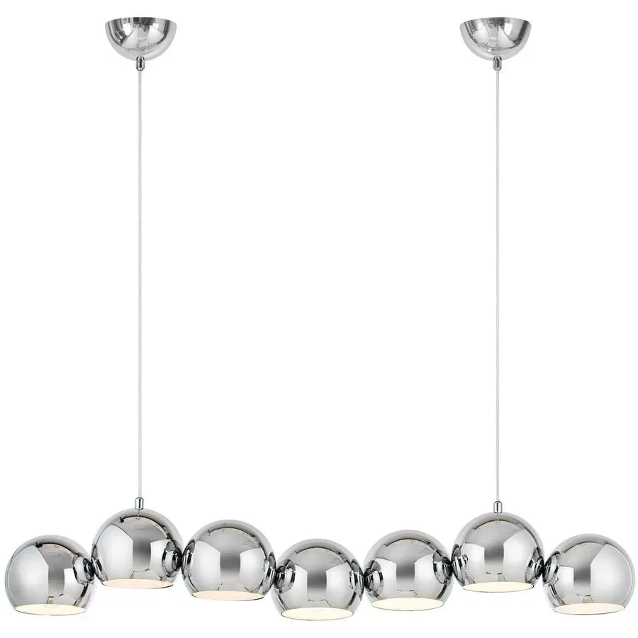 Pendellampe Markslöjd Chrom Eisen/Glas B 100.8 cm