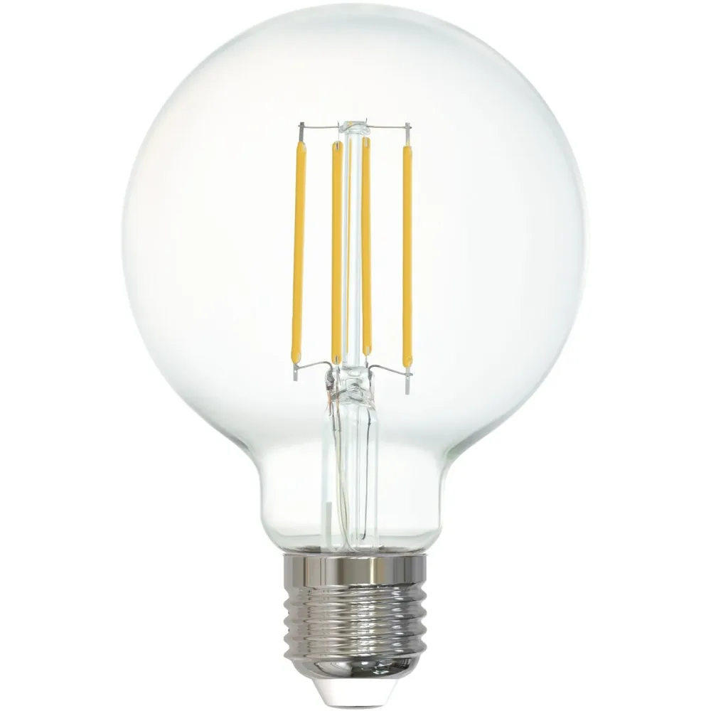 Eglo Leuchtmittel LEDE27 Glas E27 6 W - Farbe: Transparent - LED - Lichtfarbe: Extra warmweiss - Leuchtmittel- LED Leuchtmittel