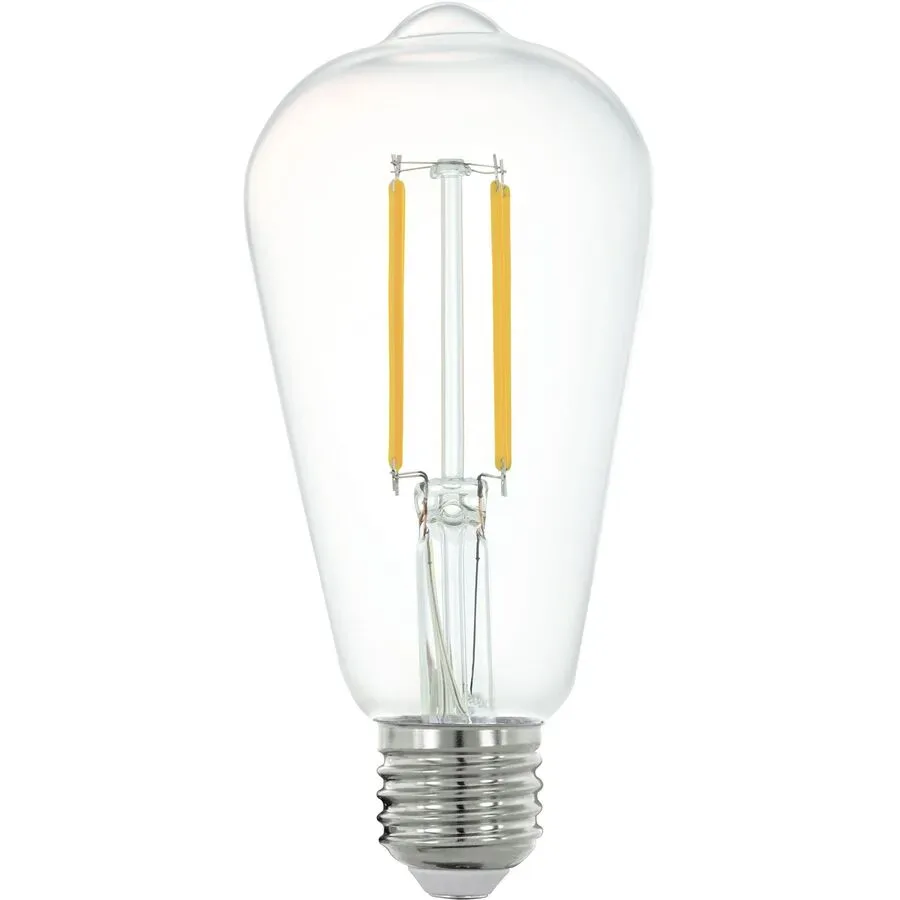 Eglo Leuchtmittel LEDE27 Glas E27 6 W - Farbe: Transparent - LED - Lichtfarbe: Extra warmweiss - Leuchtmittel- LED Leuchtmittel