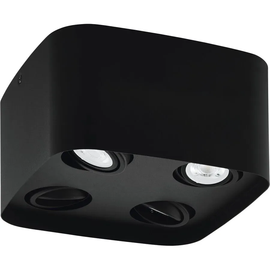 Eglo Deckenlampe Caminales-Z Schwarz Stahl 24 cm 12 cm - LED - Deckenlampe- LED Energiesparlampe