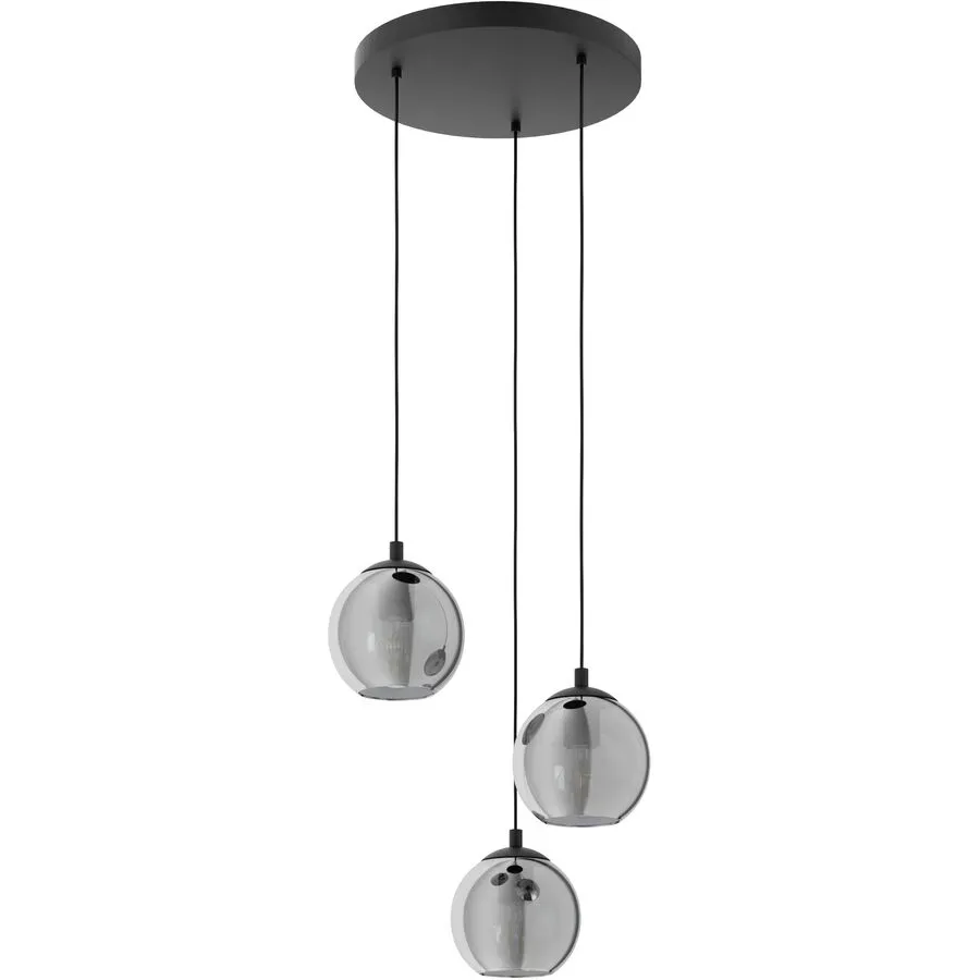 Eglo Pendellampe Ariscani Schwarz Stahl 42.5 cm 110 cm - Pendellampe