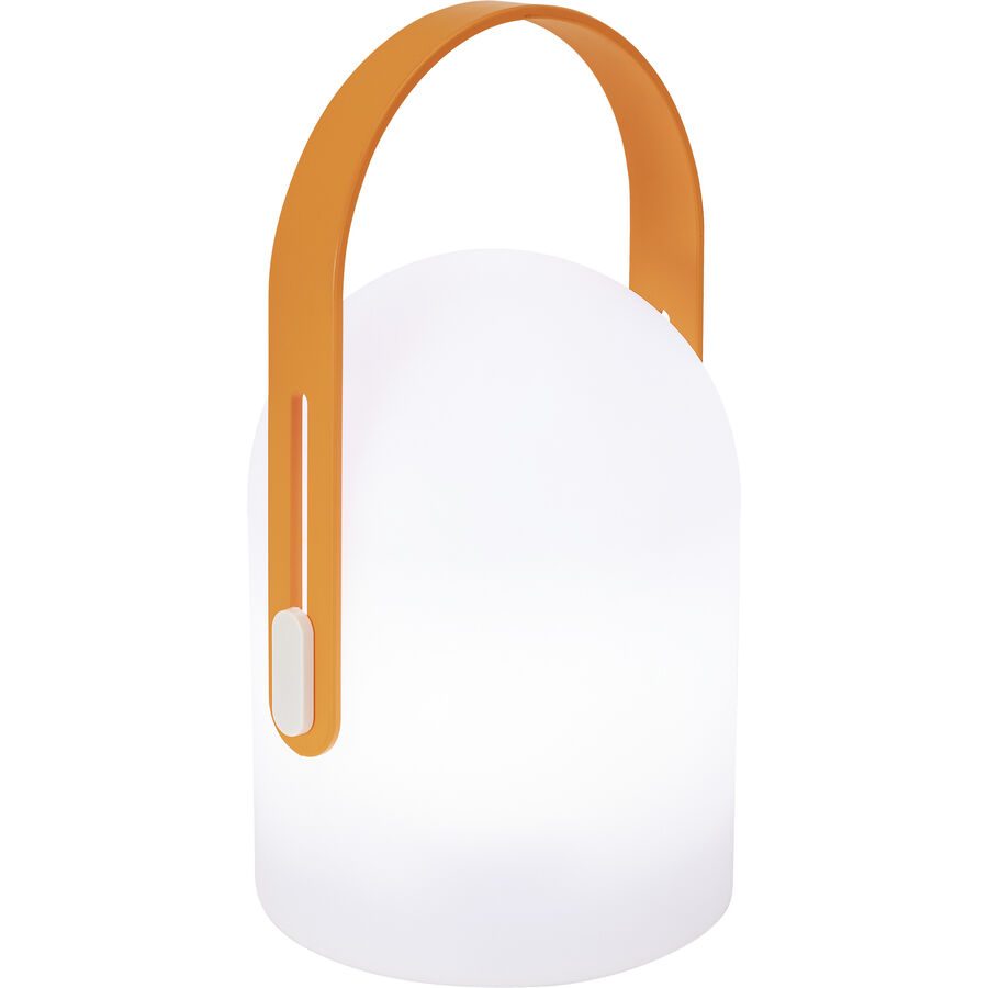 Aussenlampe Lund Orange/Weiss Kunststoff 17 cm 29 cm - Farbe: Weiss/ orange - LED - LED Energiesparlampen