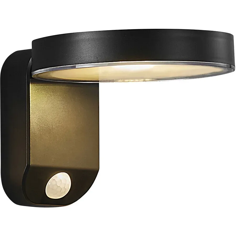 Nordlux 2118141003 Rica Solar-Außenwandleuchte LED 5 W Schwarz
