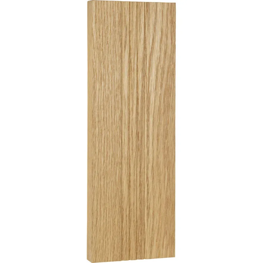HERZBLUT Wandlampe Hermann Braun Metall/Holz - LED - Lichtfarbe: Extra warmweiss - Helles Neutralweiss - Material: Nickel/Eichenholz massiv -