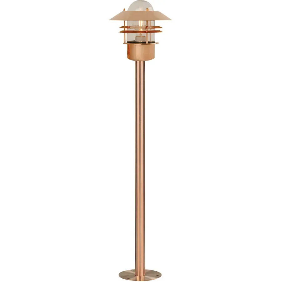 NORDLUX Stehlampe aussen Blokhus Kupfer Kupfer 22 cm 92 cm - Stehlampe aussen