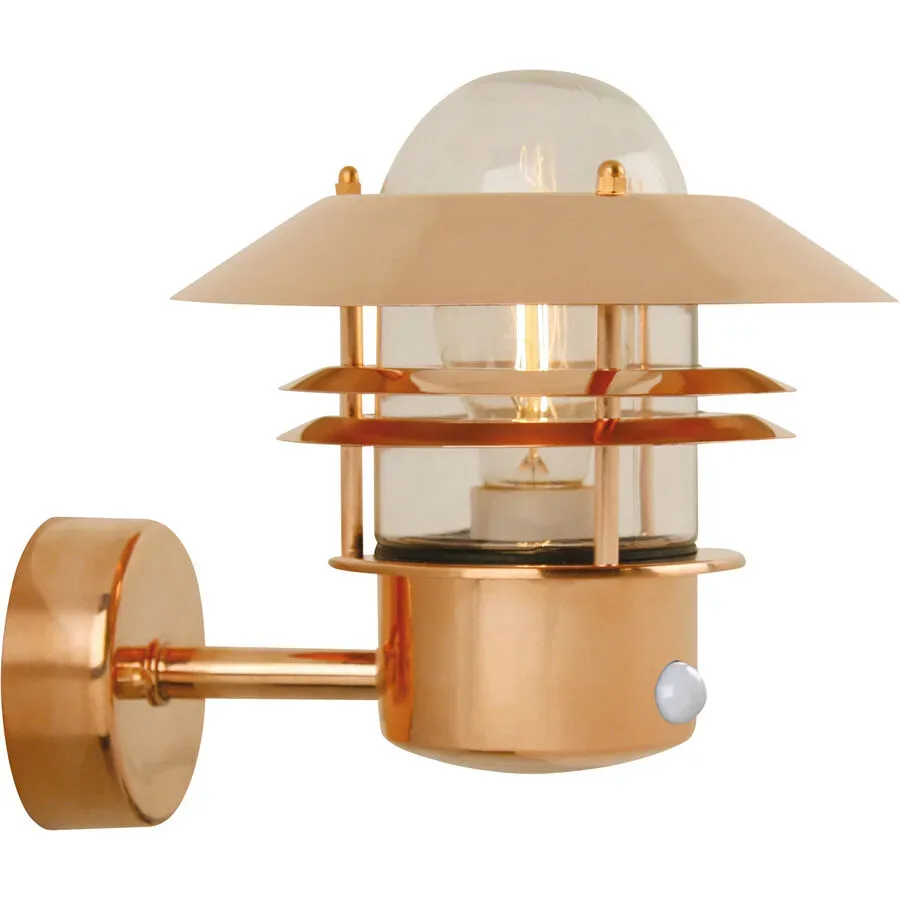 NORDLUX Wandlampe aussen Blokhus Kupfer Kupfer 22 cm 23 cm - Wandlampe aussen