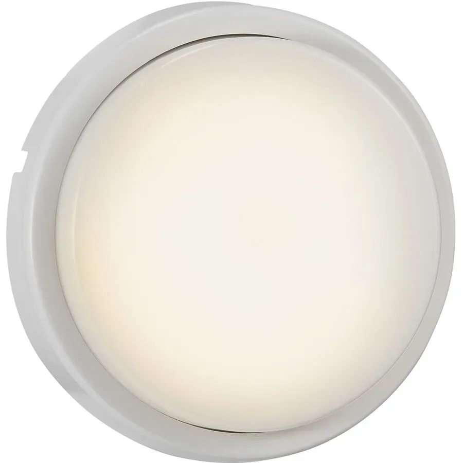 NORDLUX Wandlampe aussen Cuba Weiss Kunststoff 17.5 cm 17.5 cm - LED - Lichtfarbe: Warmweiss - Material: PVC - Wandlampe aussen- LED Energiesparlampe