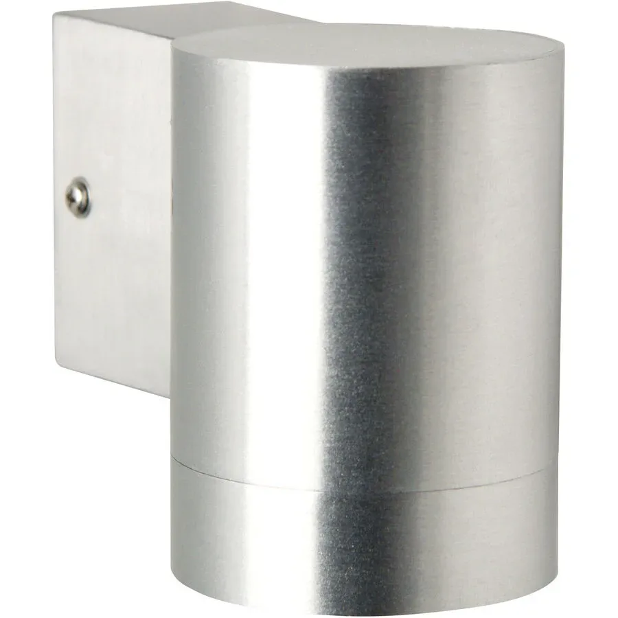 NORDLUX Wandlampe aussen Tin Silber Metall 7.6 cm 10.5 cm - Wandlampe aussen