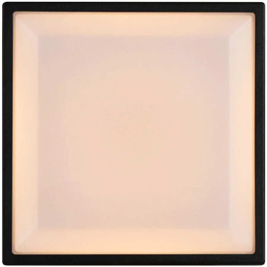 NORDLUX Wandlampe aussen Oliver Schwarz Kunststoff 17.5 cm 17.5 cm - LED - Lichtfarbe: Warmweiss - Material: PVC - Wandlampe aussen- LED