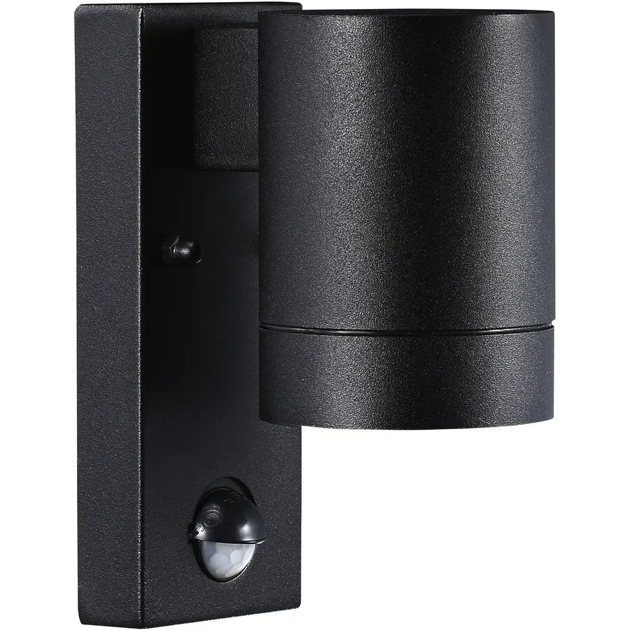 NORDLUX Wandlampe aussen Tin Schwarz Metall 7.6 cm 16 cm - Wandlampe aussen